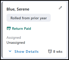 Return paid indicator